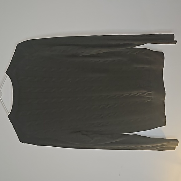 Roundtree & Yorke Longsleeve Sweater Dark Green Men's Small - Picture 3 of 9